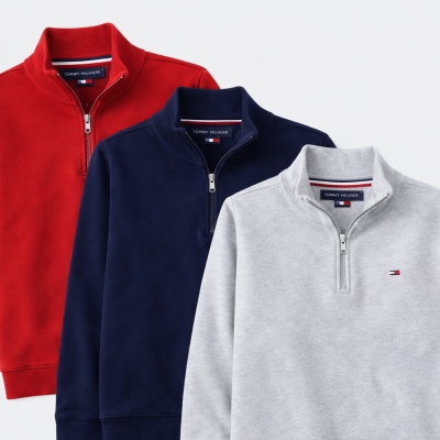 Box 1/4 zip Tommy Hilfiger | FripDrop
