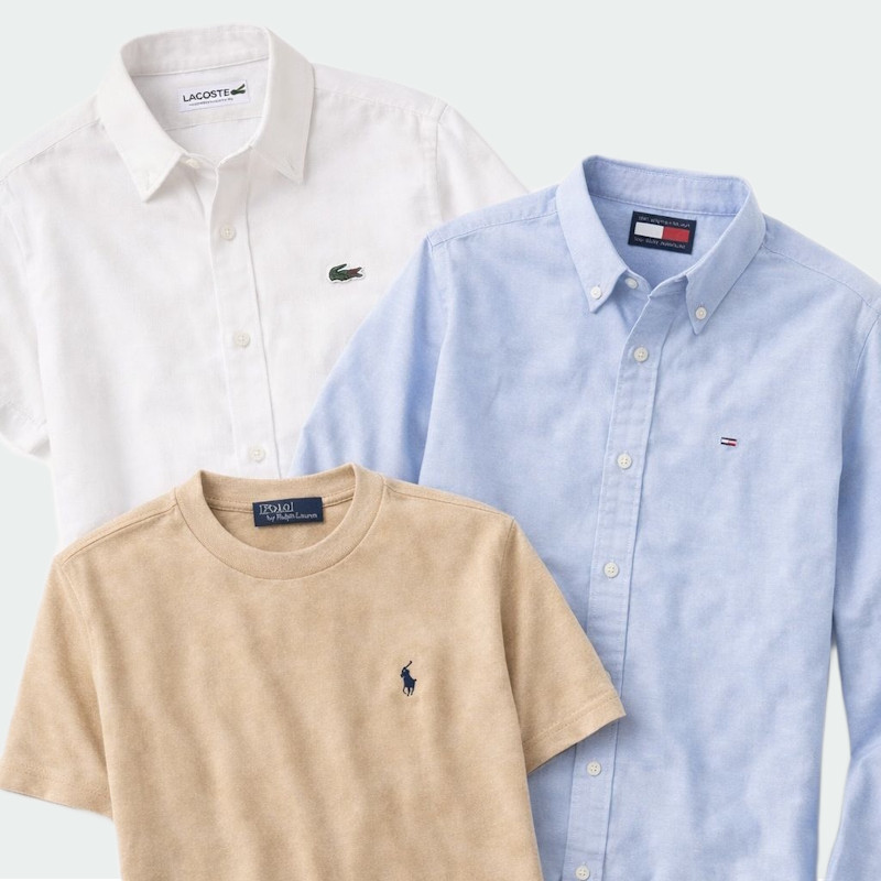 Box - Chemises & T-shirts - Ralph Lauren, Lacoste, Tommy Hilfiger