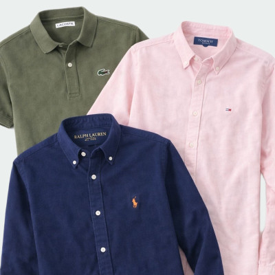 Box - Chemises & T-shirts - Ralph Lauren, Lacoste, Tommy Hilfiger