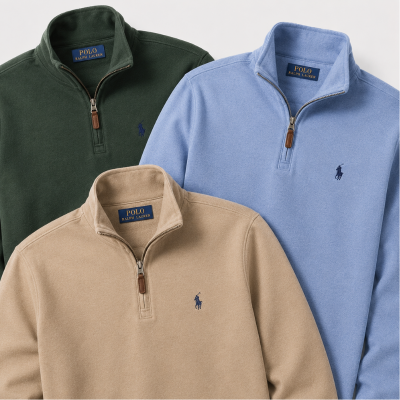 Box 1/4 zip Ralph Lauren | FripDrop