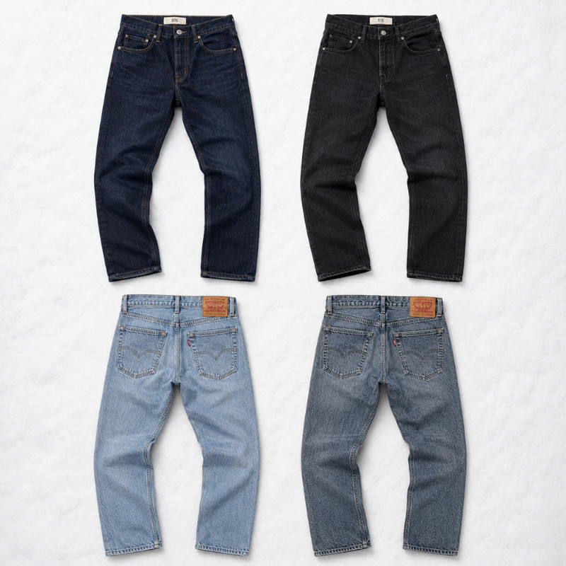 Box Jeans Levi’s Mix Codes – 501, 505, 515 & autres